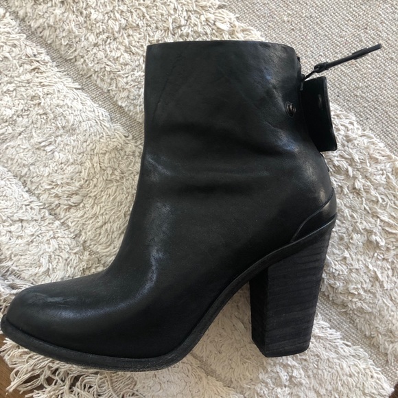 Rag & Bone black Newbury leather booties - Picture 2 of 7